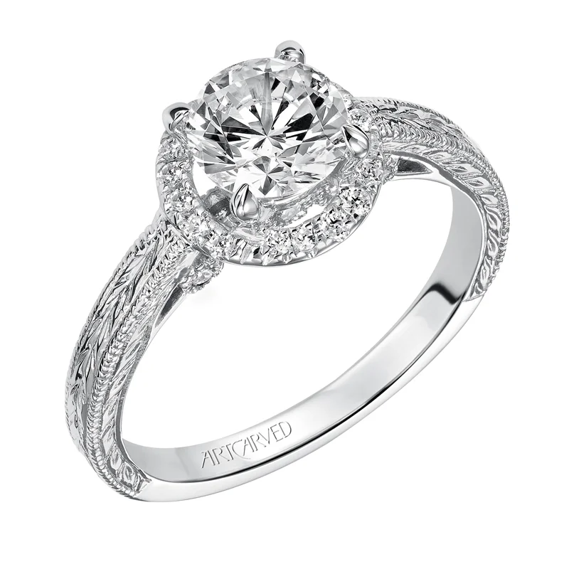 Makayla' Diamond Engagement Ring  - 31-V496ERW-E.00