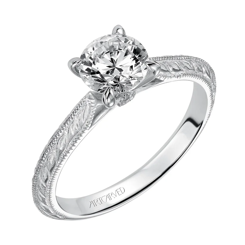 Imani' Solitaire Diamond Engagement Ring  - 31-V498ERW-E.00