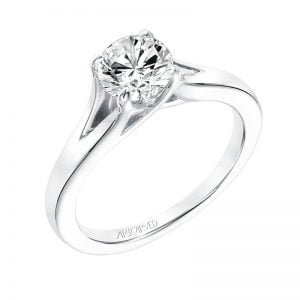 Kathleen' Classic Diamond Solitaire Engagement Ring - 31-V740ERW