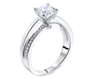 Scott Kay Heavens Gates Diamond Semi Mount Engagement Ring