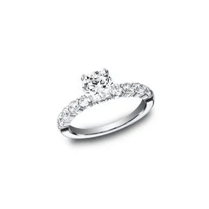 Diamonds White Gold 2.5mm Diamond Band