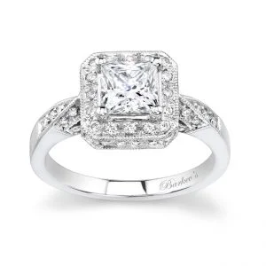 Unique Halo Engagement Ring - 7088LW