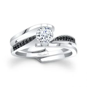 Black Diamond Bridal Set