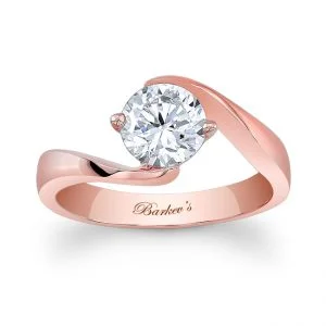 Rose Gold Solitaire Ring