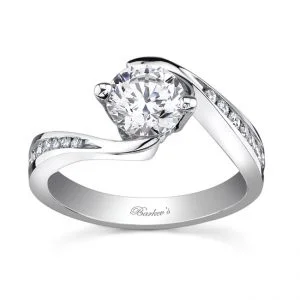 White Gold Engagement Ring - 7533LW