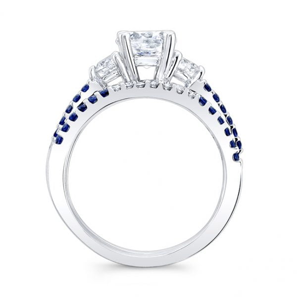 Blue Sapphire Engagement Ring