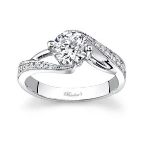 White Gold Engagement Ring - 7605LW