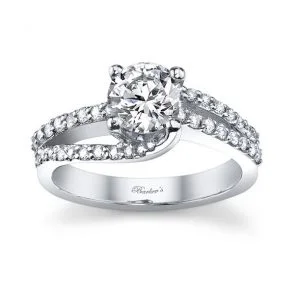 White Gold Engagement Ring - 7677LW