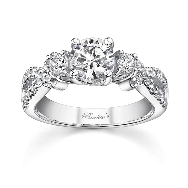 White Gold Engagement Ring - 7682LW