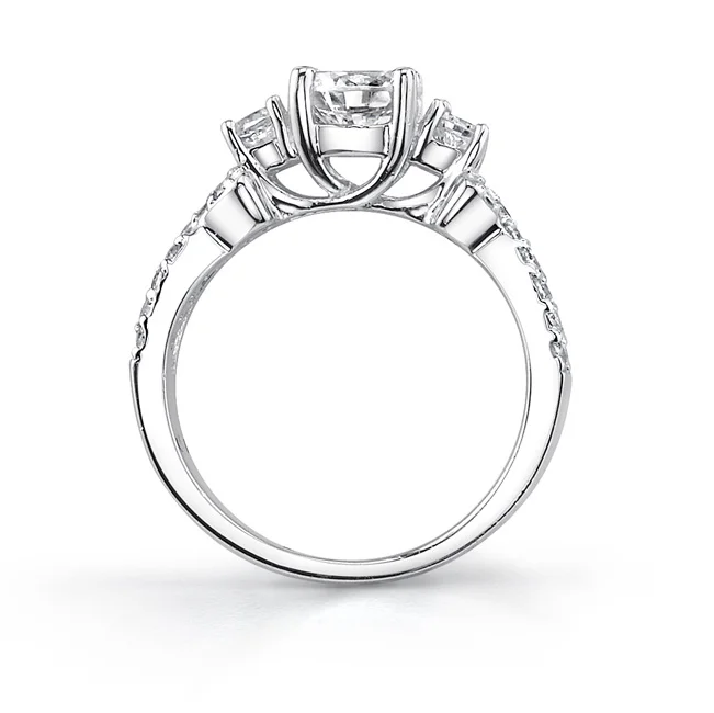 White Gold Engagement Ring - 7682LW