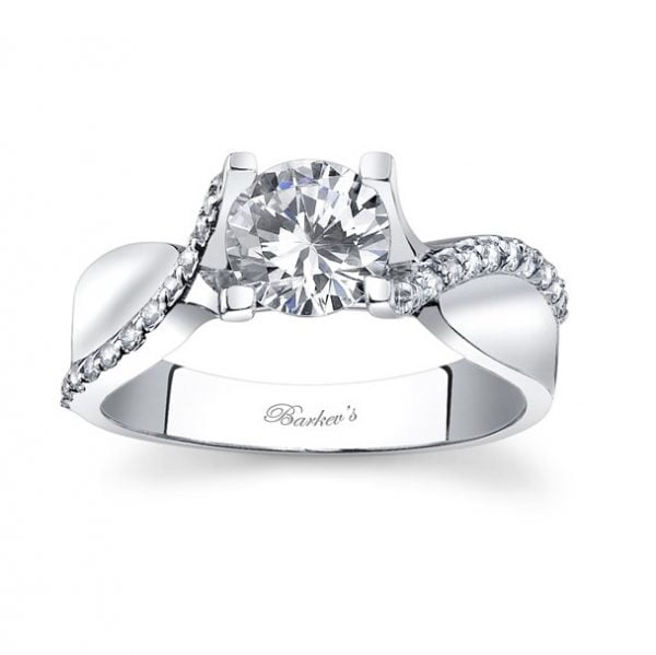 White Gold Engagement Ring - 7725LW