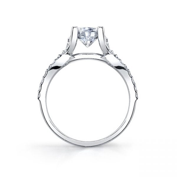 White Gold Engagement Ring - 7725LW