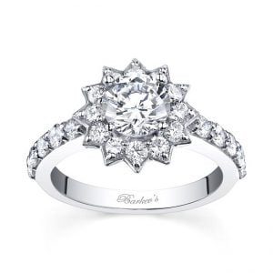 Starnish Halo Engagement Ring