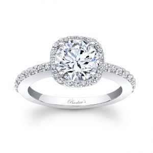 Halo Engagement Ring