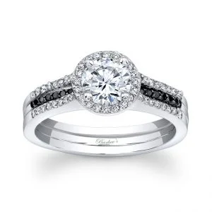 Black Diamond Bridal Set