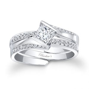 Princess Cut Bridal Set