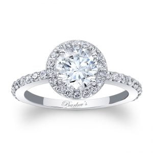 Halo Engagement Ring