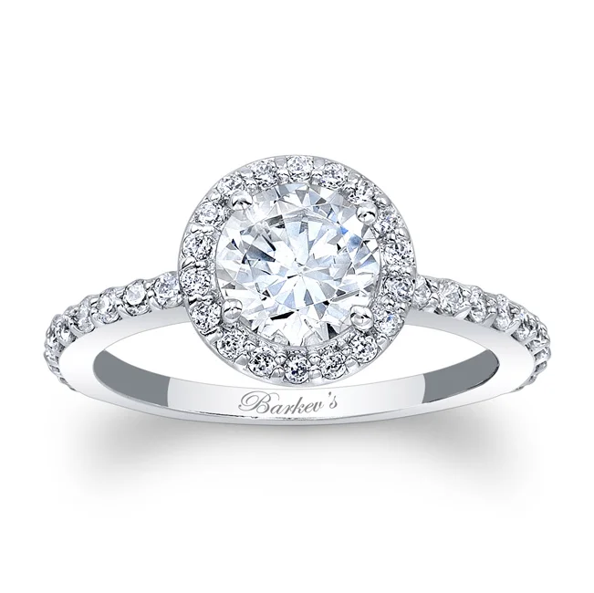 Halo Engagement Ring