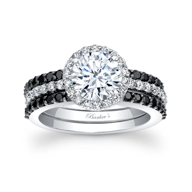 Black Diamond Bridal Set