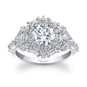Halo Engagement Ring