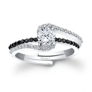 Black Diamond Engagement Set