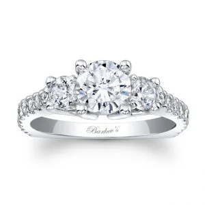 Three Stone Engagement Ring
