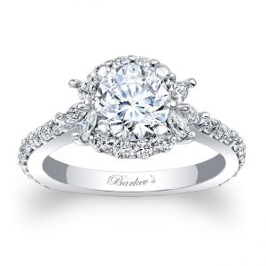 Halo Engagement Ring