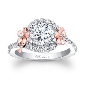 Floral Engagement Ring