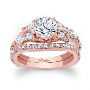 Rose Gold Bridal Set