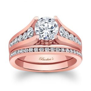 Rose Gold Bridal Set