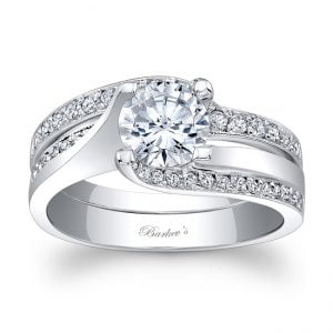 White Gold Bridal Set