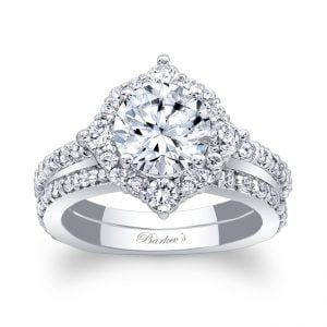 Halo Bridal Set