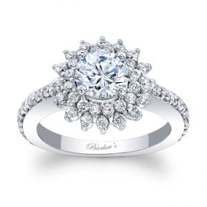 Halo Engagement Ring