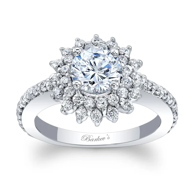 Halo Engagement Ring