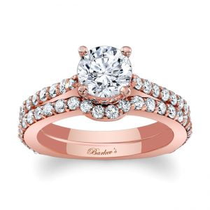 Rose Gold Bridal Set