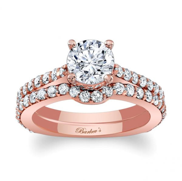 Rose Gold Bridal Set