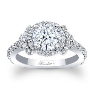 Halo Engagement Ring