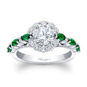 Tsavorite Engagement Ring