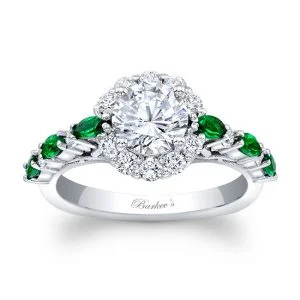 Tsavorite Engagement Ring