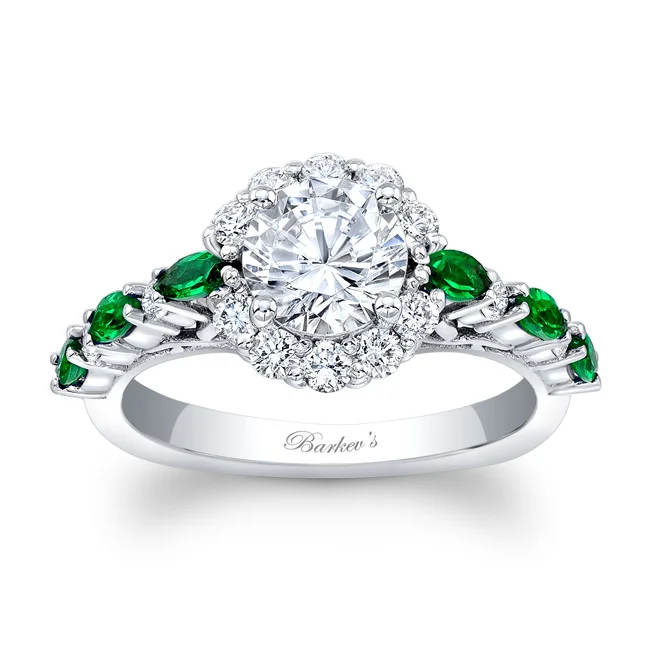 Tsavorite Engagement Ring