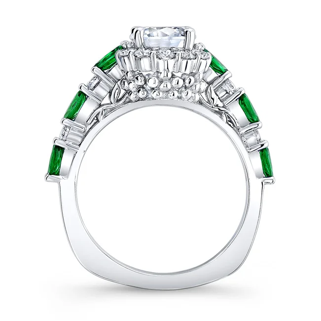 Tsavorite Engagement Ring