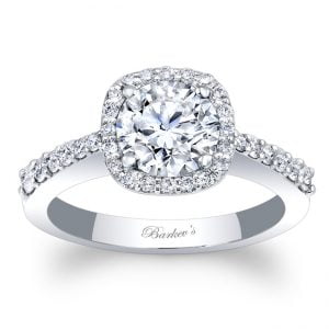 Halo Engagement Ring
