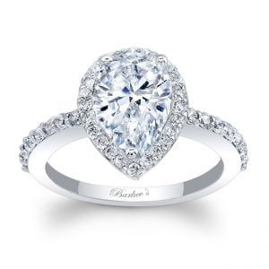 Pear Shaped Engagement Ring