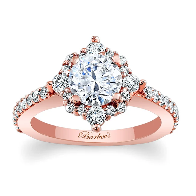 Halo Engagement Ring