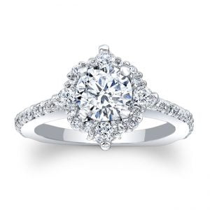 Halo Engagement Ring