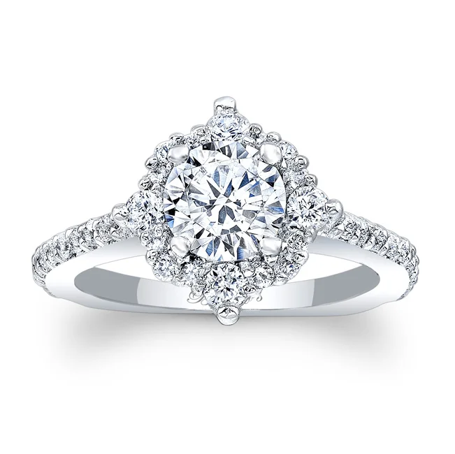 Halo Engagement Ring