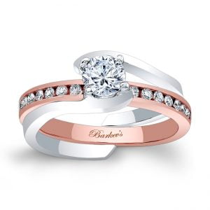 White & Rose gold Set