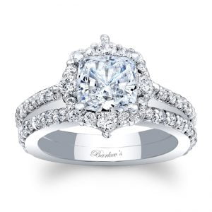 Halo Bridal Set