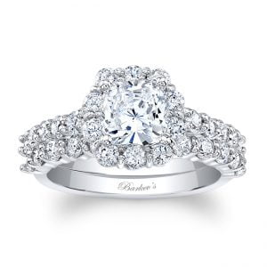 Halo Bridal Set