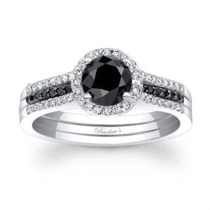 Black Diamond Bridal Set